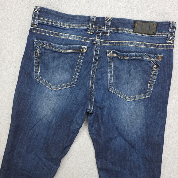 Buckle Black Fit No 53 Jeans Women's 30x34 Ankle Skinny Stretch Blue Denim - Picture 8 of 14